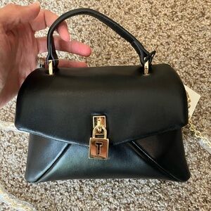 Ted Baker leather Crossbody satchel black